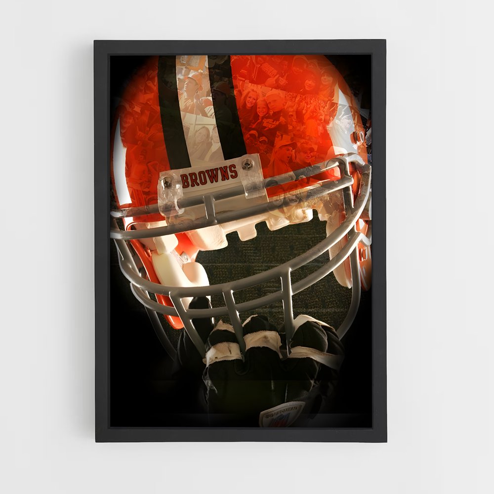 Poster Casque des Browns (vue 2)